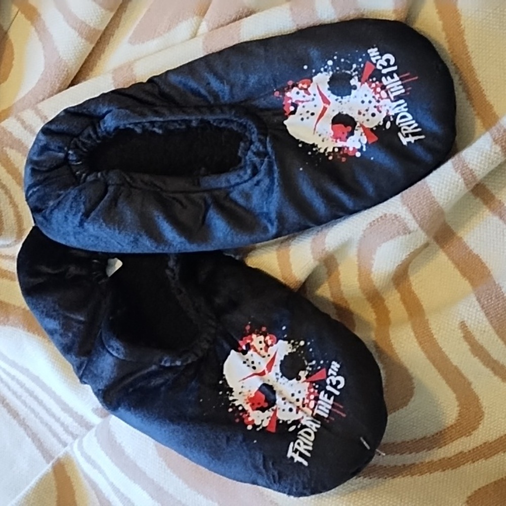 Friday the 13th Slippers sz L male or female